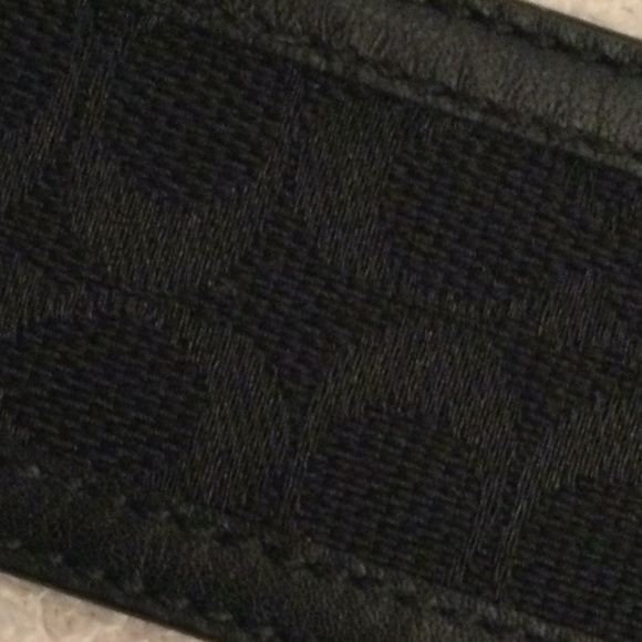 NWOT! Coach Jacquard Genuine Leather Belt - Picture 4 of 11